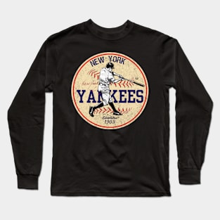 Old Style New York Yankees - Vintage Long Sleeve T-Shirt